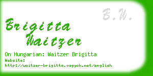 brigitta waitzer business card
